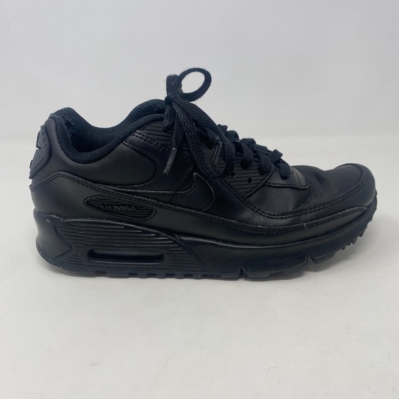 Nike Other - Nike‎ Air Max 90 Triple Black Sneakers CD6864-001 Youth Size 6.5Y